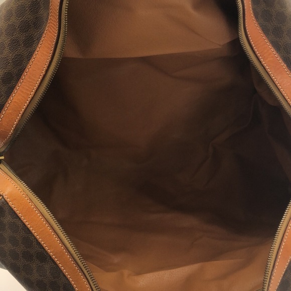 Celine Macadam Pattern Boston Bag Brown - Picture 6 of 12